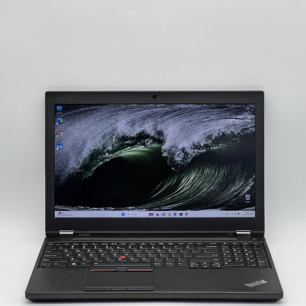 Ноутбук Lenovo ThinkPad P50, i7-6820HQ, 16 GB, 480 GB, nVIDIA Quadro M1000M, 1920x1080, IPS [OX24111252] БУ