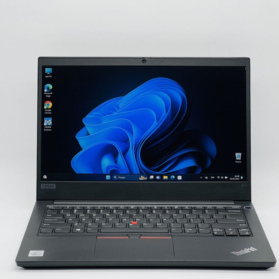 Ноутбук Lenovo ThinkPad E14, i5-10210U, 8 GB, 240 GB, Intel UHD Graphics, 1920x1080, IPS [YU24011688] БУ