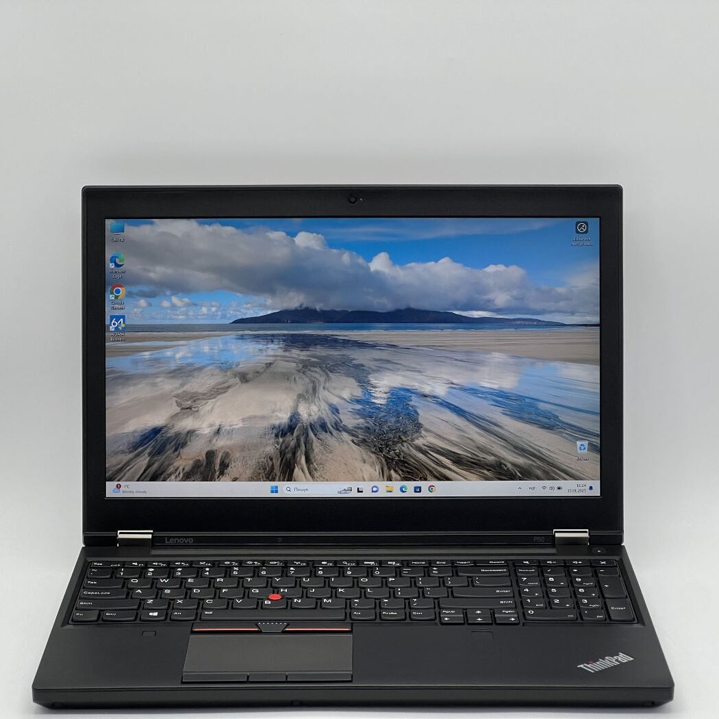 Ноутбук Lenovo ThinkPad P50, Intel Xeon E3-1535M v5, 16 GB, 480 GB, nVIDIA Quadro M2000M, 1920x1080, IPS [SH2501070] БУ